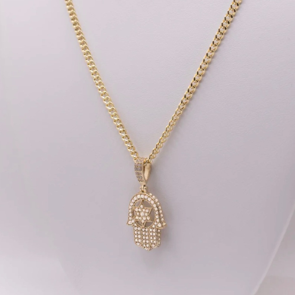 Hamsa Pendant & Necklace